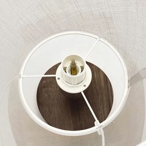 Lustră LED aplicată Brilagi ANTHONY 1xE14/60W/230V stejar nuc/alb