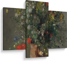 Tablou - Auguste Renoir,  Flowers in a Vase, reproducere (90x60 cm)