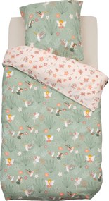 Lenjerie de pat pentru copii PRINTED FAIRY, bumbac, 140 x 200 cm