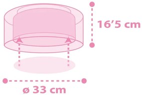 Plafonieră pentru copii UNICORNS 2xE27/60W/230V Dalber 41596