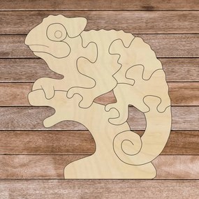 Insert montessori din lemn pentru copii - CAMELEON | SENTOP