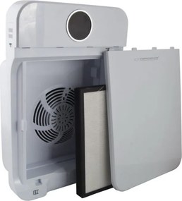 Resigilat: Purificator de aer Esperanza EHP002, Pana la 50 m², CADR 150 m³/h, Filtru HEPA/Carbon activ, Ionizare, Display LCD, Timer, Telecomanda, Alb