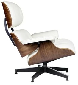LOUNGE HM PREMIUM WIDE fotoliu alb - nuc