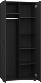 Dulap Frazio – 90x56x186 cm – Negru