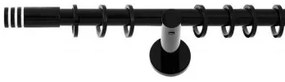 Galerie SIMPLA PRINDERE PERETE PICIOR UNIVERSAL 19 mm MODULO NEGRU (Alege marime: 120 cm)