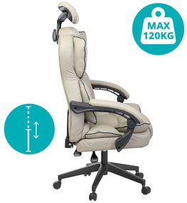 Scaun rotativ directorial Lux-gri