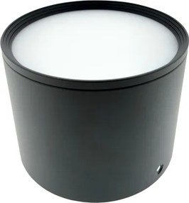 Spot LED, 10W, 230V, 3000/4000/6400K, diametru 12 cm, negru