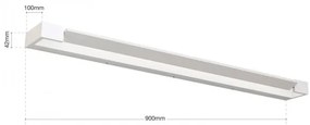 Aplica LED directionabila, pentru oglinda baie, MARILYN 90cm