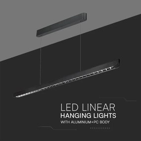 Lustr LED pe cablu 36W 230V 3000/4000/6400K negru