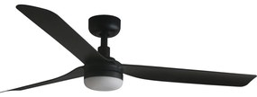 Ventilator LED dimabil de tavan FARO 33815WT-21 PUNT M LED/18W/230V negru d. 132 cm WT + telecomandă