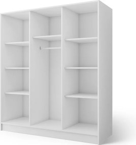 Dulap cu 3 usi Alarica 180x60x200 cm – Alb