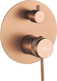 Set de dus incastrat Rea Lungo Grip Brush Copper + BOX