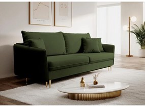 Canapea trei locuri Vivaldio  (verde + auriu). 1098878