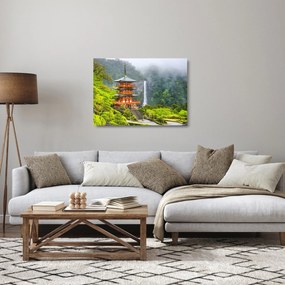 Tablou pe sticlă - Cascada Naci (70x50 cm)