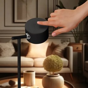 Lampă LED reîncărcabilă dimabilă 3 în 1 Solight WO68-B LED/4W/2000 mAh 3000/4000/6500K negru