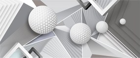 Tablou geometric abstract (120x50 cm)