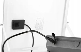 Proiector solar LED reglabil 100W 3,2V 5000K 10500 mAh IP65 negru + telecomandă