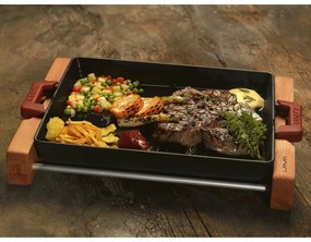 LAVA Placă metalică pentru grătar cu bază , 26 x32 cm