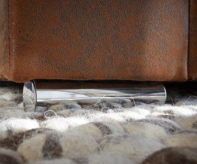 Canapea extensibilă dumonde cu ladă de depozitare si sezut confortabil din spuma high-density, Marbela Madagaskar Brown XXL 295x100 cm