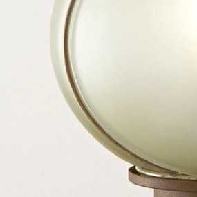 Lampă de masă SIRU FLORET 1xE14/40W/230V maro/gri sticlă venețiană