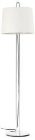Lampadar / Lampa de podea moderna design elegant MONTREAL crom/alb