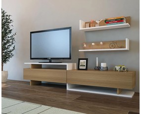 Mobilier living Alcaraz (teak + alb). 1101400
