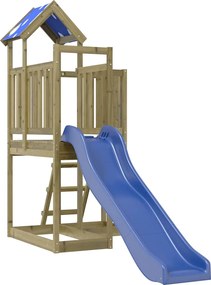 vidaXL Set de joacă pentru exterior, lemn de pin impregnat