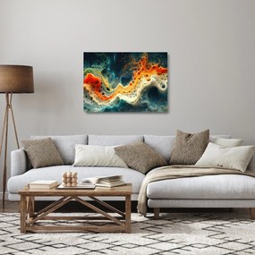 Tablou pe sticlă - Abstracție modernă (70x50 cm)