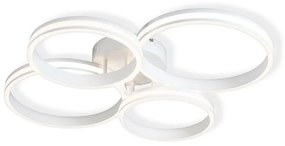 Lustră LED aplicată dimabilă OLYMP LED/65W/230V rotundă albă Top Light + telecomandă