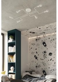 Lustră aplicată Sollux SL.1443 VECTOR 6xE27/15W/230V alb