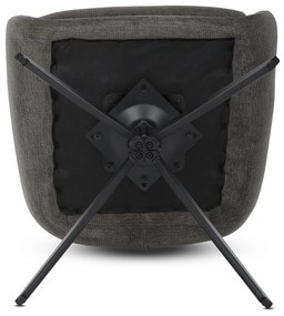 Set de scaune de sufragerie cu mecanism deîntoarcere DCH-P3174 GREY2, 2 buc.