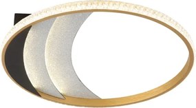 Globo 48493-24 - Plafonieră LED CONSTANCE LED/24W/230V Ø 41 cm aurie