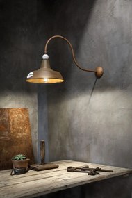 Aplica design retro realizata manual din ceramica si metal GRUNGE