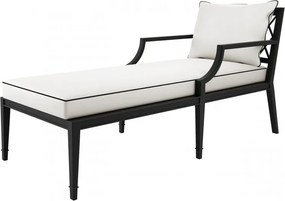 Sezlong pentru interior si exterior Bella Vista, negru 113642 HZ