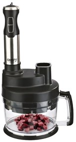 Robot de bucatarie 14 in 1 Camry CR 4623, 1600W, 2 l, Blender, Tocator, Accesorii, Turbo, Inox/Negru