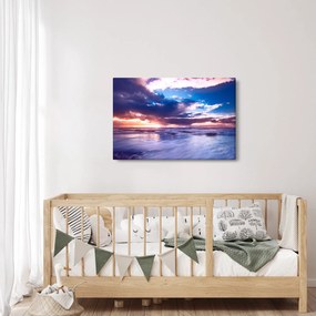Tablou - Apus de soare la mare (90x60 cm)