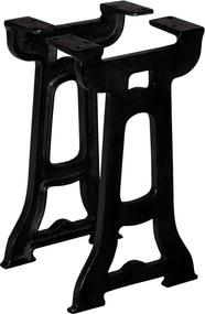 vidaXL Picioare de bancă, 2 buc., cadru în formă de Y, fontă