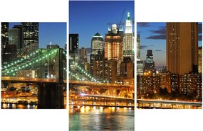 Tablou - Pod cu New York (90x60 cm)
