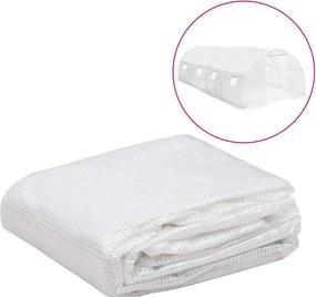 vidaXL Copertină de rezervă pentru seră (18 m²), transparent, 3x6x2 m