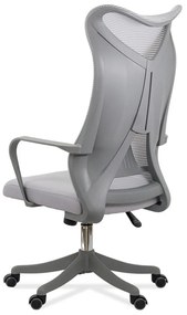 Scaun de birou ergonomic cu suport lombar si spatar inalt OFF 634 gri