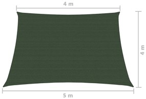 Panza parasolar, verde inchis, 4 5x4 m, HDPE, 160 g m   Morkegronn, 4 5 x 4 m