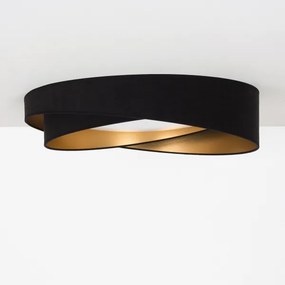 BRILAGI- Plafonieră LED VELVET TWIST LED/24W/230V 4000K Ø 55 cm negru/auriu