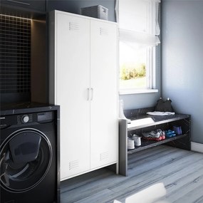 Dulap metalic alb 90x185 cm Mission District - Støraa