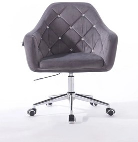HR830CK Scaun Catifea Grafit