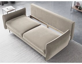 Canapea extensibilă cu spațiu de depozitare Cosmopolitan Design Vermont, bej