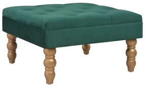 329927 vidaXL Taburet, verde închis, 60x60x36 cm, catifea