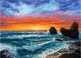 Tablou - Apus de soare (70x50 cm)