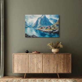 Tablou - Sat norvegian (90x60 cm)