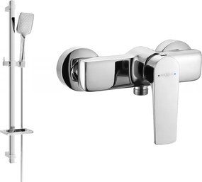 Mexen Lynx DQ62 baterie de duș cu set de duș, crom - 74594DQ62-00
