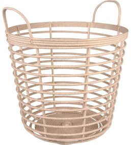 Coș de grădină Downey crem, 37,4 x în.40 cm , lemnecologic